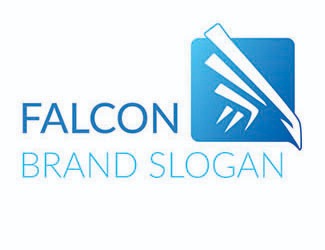 Projekt graficzny logo dla firmy online FALCON